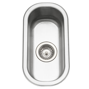 Alternate Image for Houzer 9" Stainless Steel Undermount Bar Sink, CS-1105-1