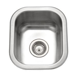 Alternate Image for Houzer 13" Stainless Steel Undermount Bar/Prep Sink, CS-1307-1
