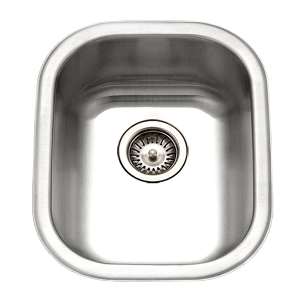 Houzer 14" Stainless Steel Undermount Bar/Prep Sink, Medium, CS-1407-1