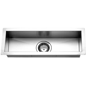Alternate Image for Houzer Contempo 9" Undermount Stainless Steel Kitchen Sink, 18 Gauge, CTB-2385