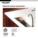 Houzer Contempo 9" Undermount Stainless Steel Kitchen Sink, 18 Gauge, CTB-2385