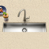 Houzer 32" Stainless Steel Undermount Bar/Prep Sink, Rectangle, CTB-3285 - The Sink Boutique