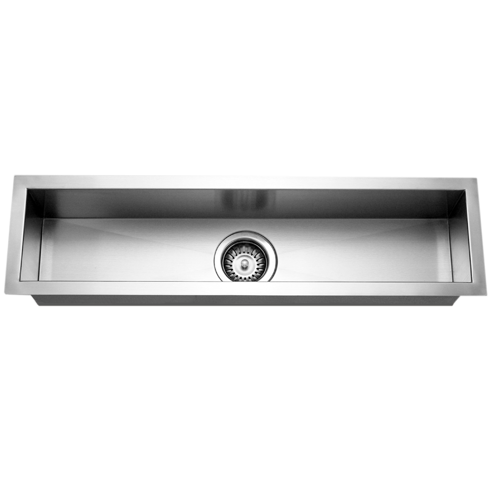 Houzer 32" Stainless Steel Undermount Bar/Prep Sink, Rectangle, CTB-3285 - The Sink Boutique