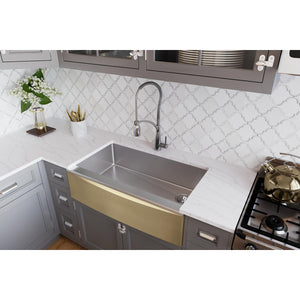 Alternate Image for Elkay CTXACP Crosstown Stainless Interchangeable Apron, Champagne