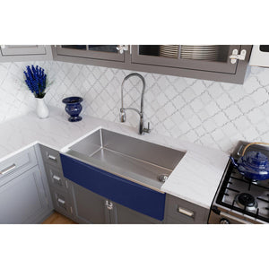 Alternate Image for Elkay CTXASP Crosstown Stainless Interchangeable Apron, Sapphire