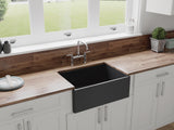 Crestwood 27" Fireclay Farmhouse Sink, Charcoal, CW-MOD-27-CHARCOAL - The Sink Boutique