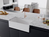 Crestwood 33" Fireclay Farmhouse Sink, White, CW-MOD-33-WHITE - The Sink Boutique