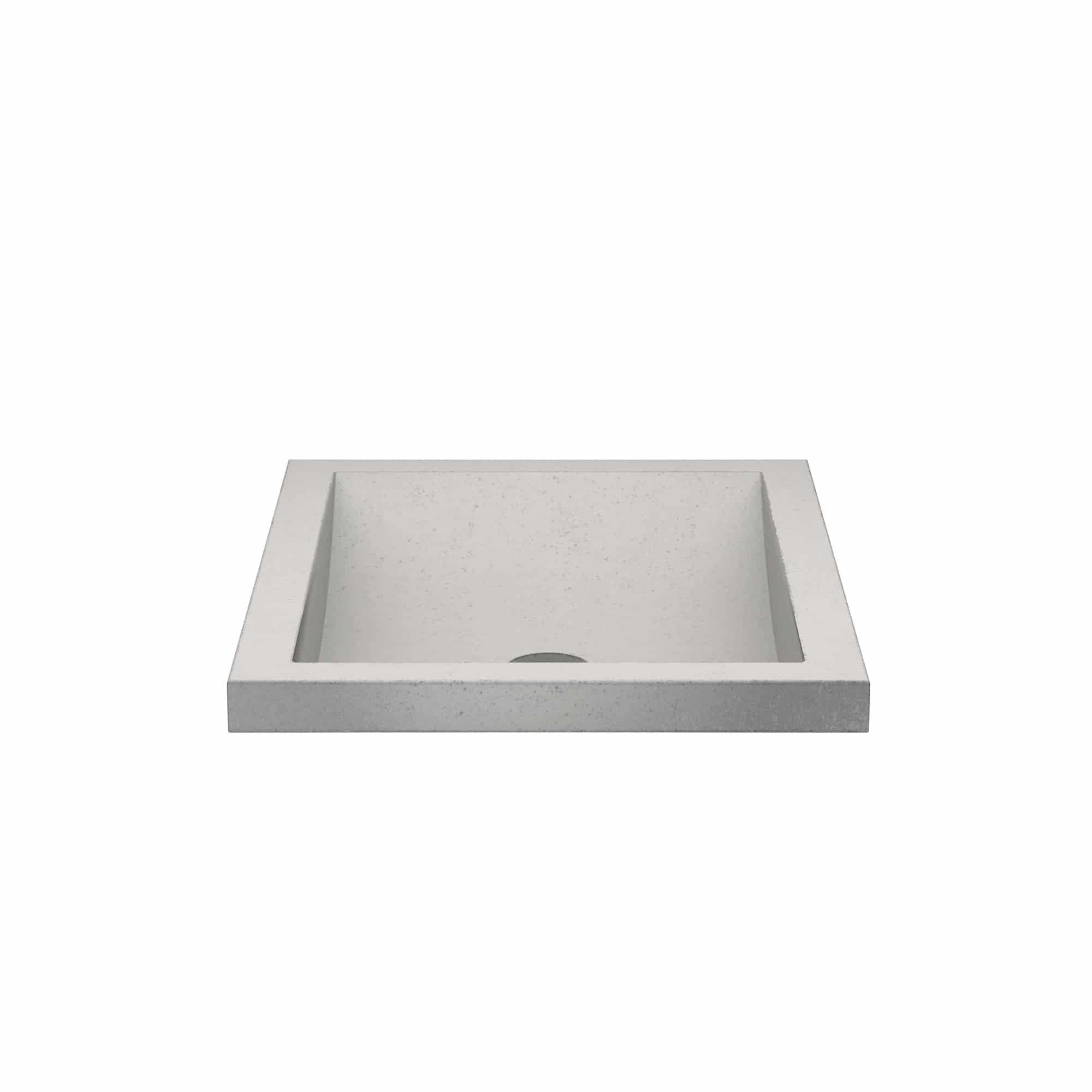 Native Trails Cabrillo 21" Rectangle NativeStone Concrete Bathroom Sink, Ash, NSL2014-A