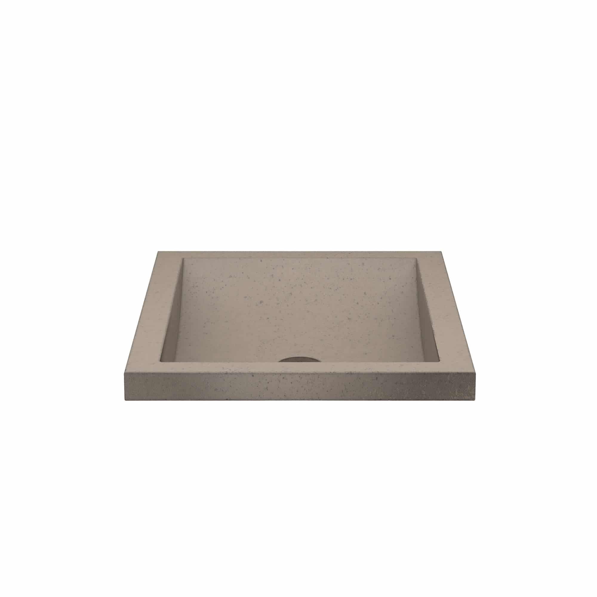 Native Trails Cabrillo 21" Rectangle NativeStone Concrete Bathroom Sink, Earth, NSL2014-E