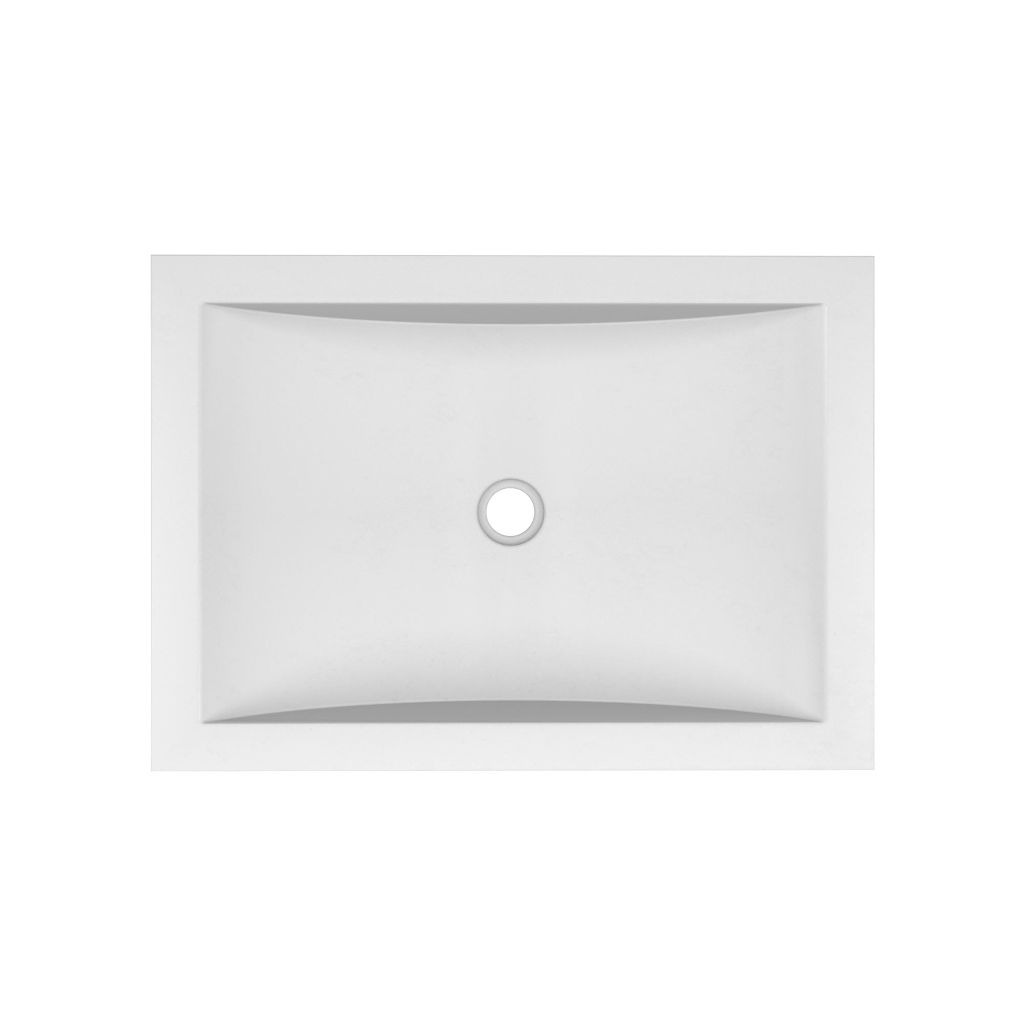 Native Trails Cabrillo 21" Rectangle NativeStone Concrete Bathroom Sink, Pearl, NSL2014-P