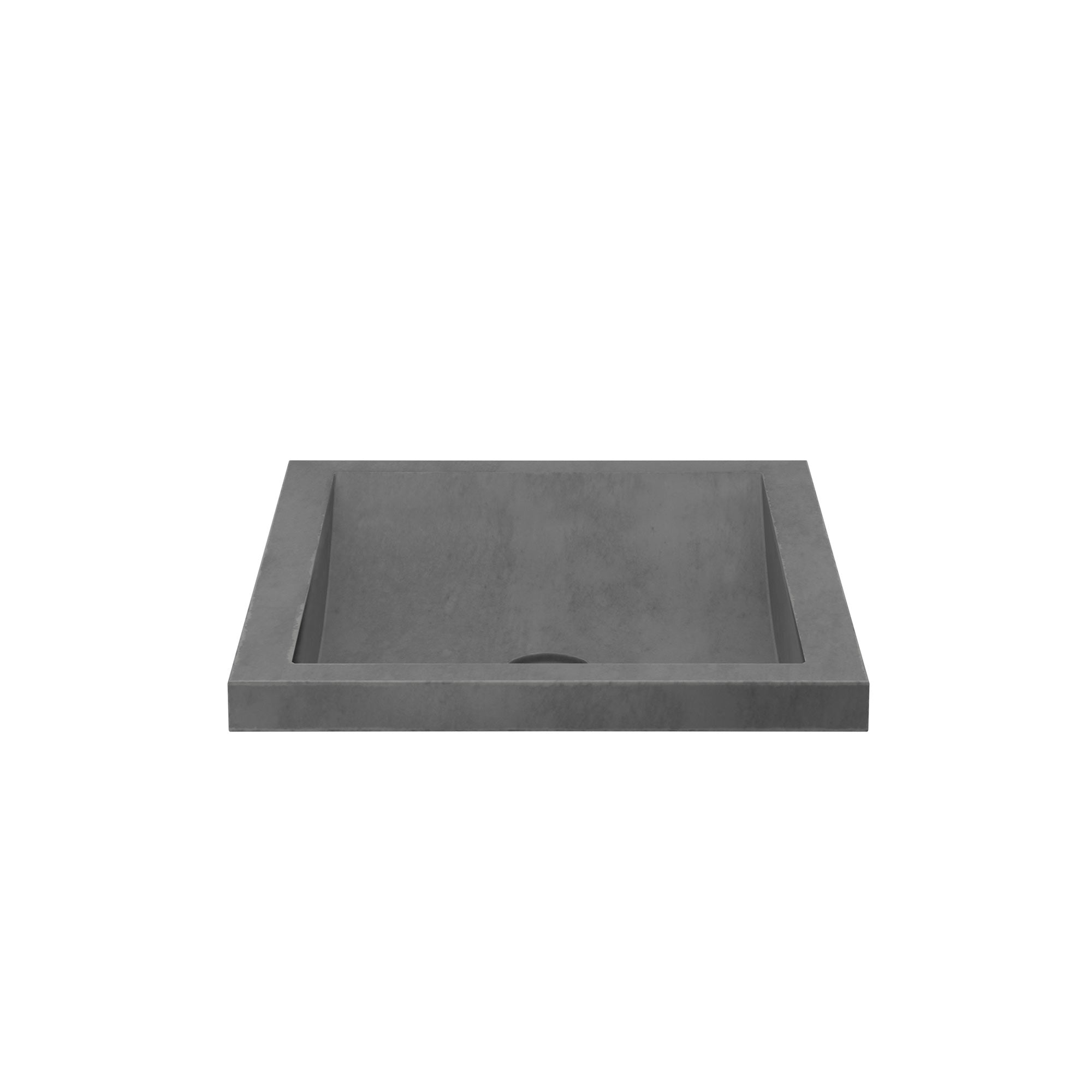Native Trails Cabrillo 21" Rectangle NativeStone Concrete Bathroom Sink, Slate, NSL2014-S