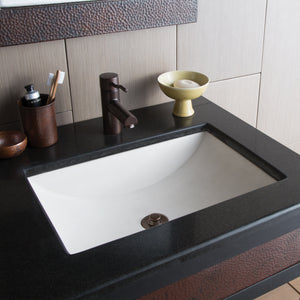 Alternate Image for Native Trails Cabrillo 21" Rectangle NativeStone Concrete Bathroom Sink, Pearl, NSL2014-P