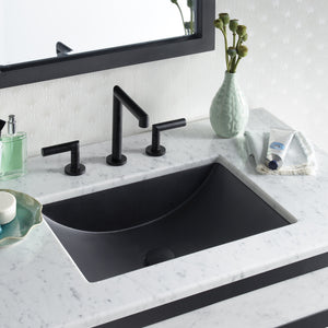 Alternate Image for Native Trails Cabrillo 20.75" x 14.75" Rectangle Undermount NativeStone Concrete ADA Bathroom Sink, Charcoal, NSL2014-C