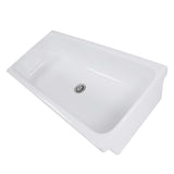 Nantucket Sinks Brant Point 36" Fireclay Bathroom Sink, White, Canal35-90 - The Sink Boutique