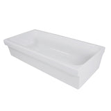 Nantucket Sinks Brant Point 36" Fireclay Bathroom Sink, White, Canal35-90 - The Sink Boutique