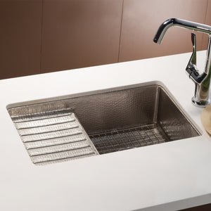 Alternate Image for Native Trails Cantina Pro 24" Nickel Bar/Prep Sink, Brushed Nickel, CPS533