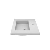 Native Trails 36" Capistrano ADA Vanity Top with Integral Trough Sink in Pearl, Single Faucet Cutout, NSVT36-P1