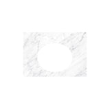 Native Trails 30" Carrara Vanity Top - Oval with 8" Widespread Cutout, VNT30-CO
