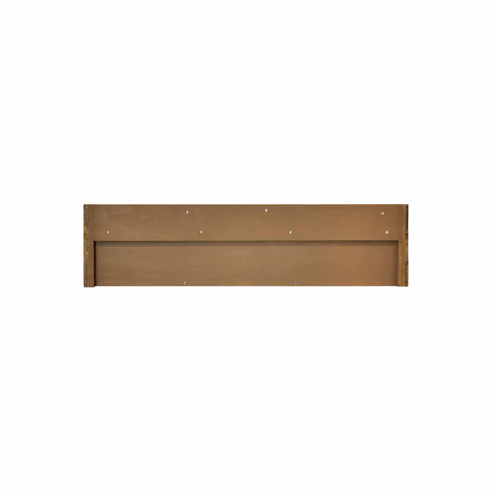Native Trails 36" Chardonnay Floating Vanity with NativeStone Trough in Ash, VNW191-NSL3619-A
