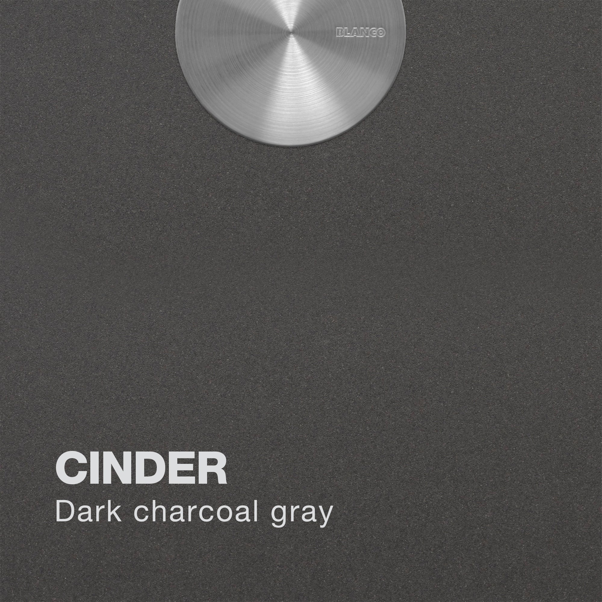 Blanco Precis 30" Undermount Granite Composite Kitchen Sink, Silgranit, 50/50 Double Bowl, Cinder, 519050