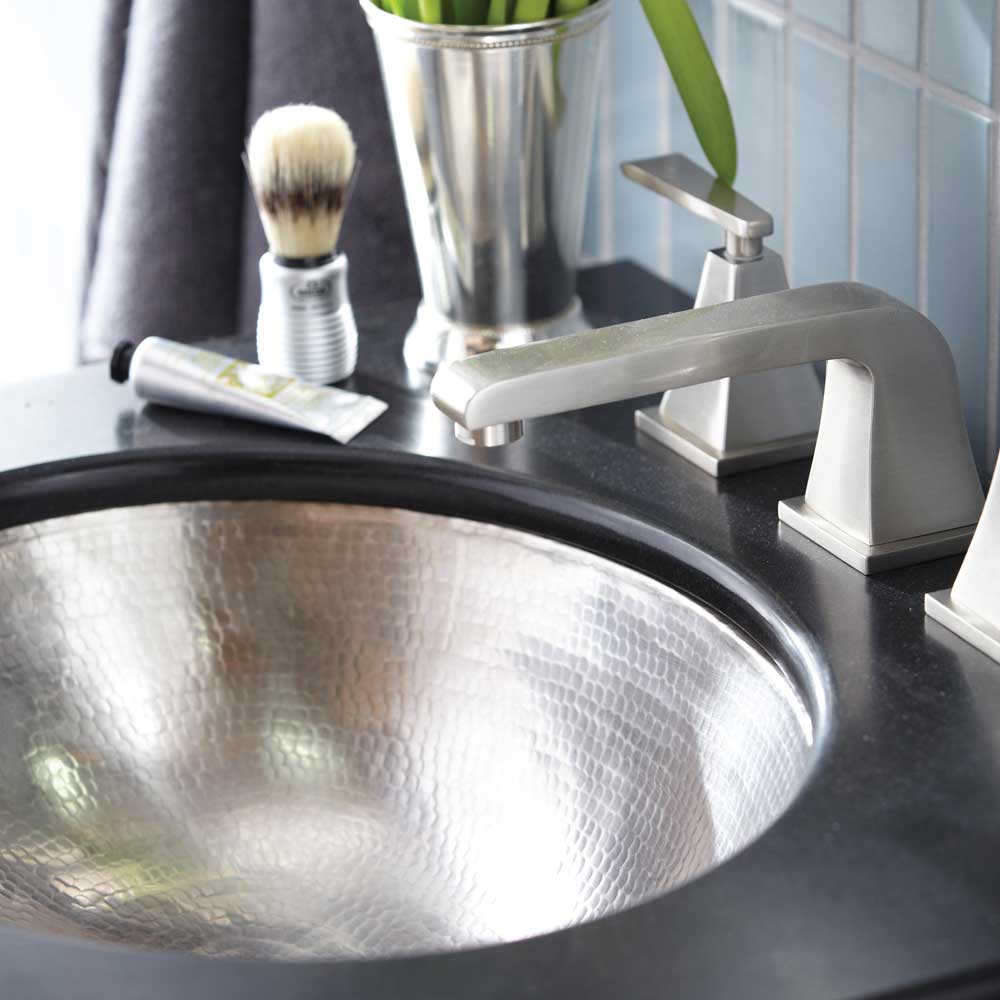 Native Trails Classic 19" Oval Nickel Bathroom Sink, Polished Nickel, CPS868