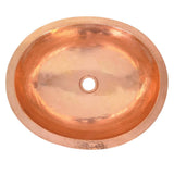 Native Trails Classic 19" Oval Copper Bathroom Sink, Polished Copper, CPS468