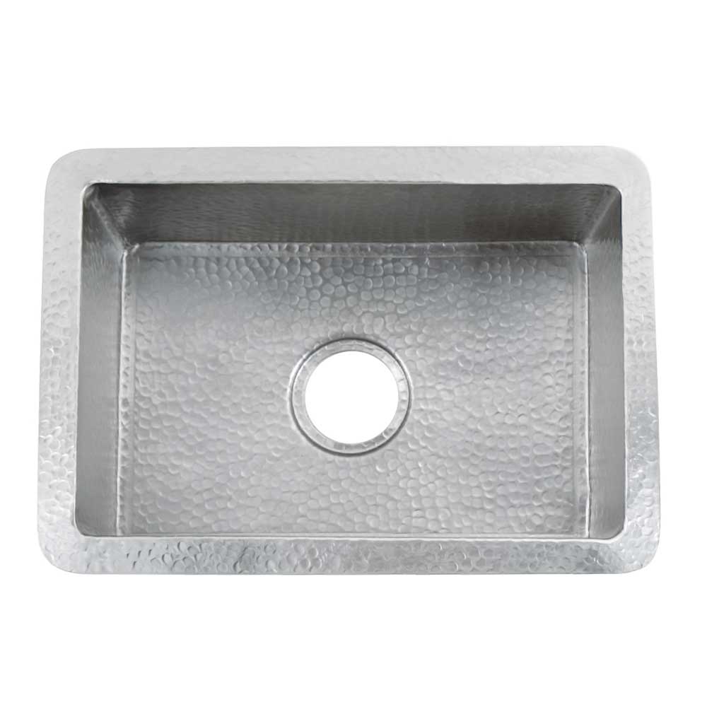 Native Trails Cocina 22" Nickel Kitchen Sink, Brushed Nickel, CPK578