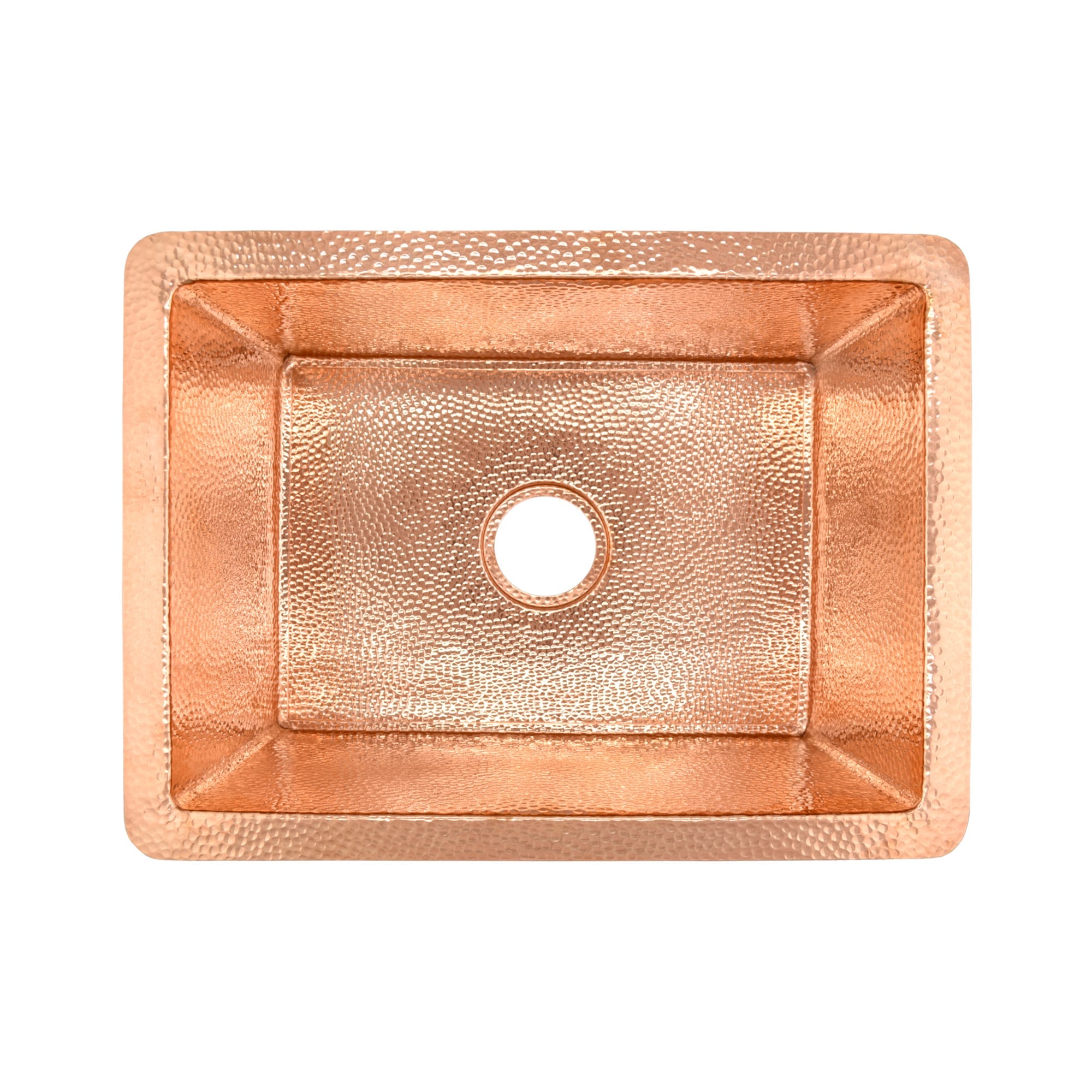 Native Trails Cocina 22" Undermount Copper Kitchen Sink, Polished Copper, CPK478