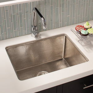 Alternate Image for Native Trails Cocina 24" Nickel Kitchen Sink, Brushed Nickel, CPK579