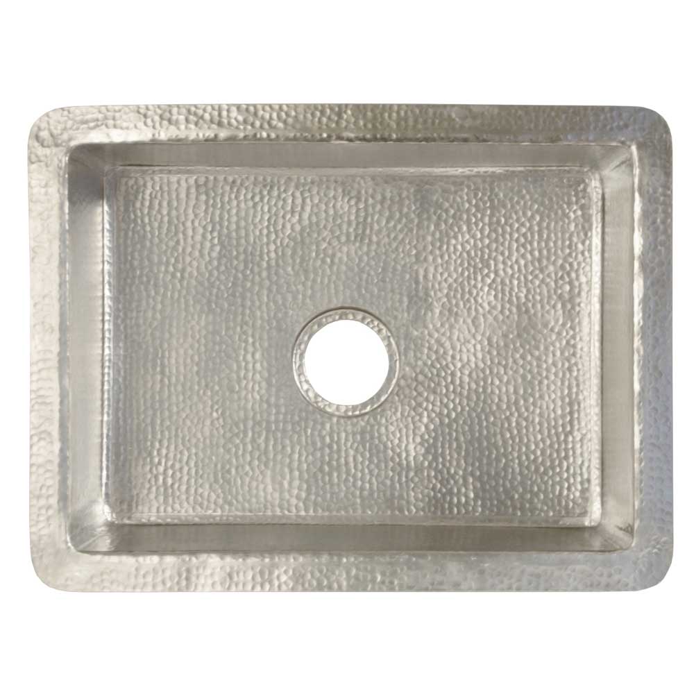 Native Trails Cocina 24" Nickel Kitchen Sink, Brushed Nickel, CPK579