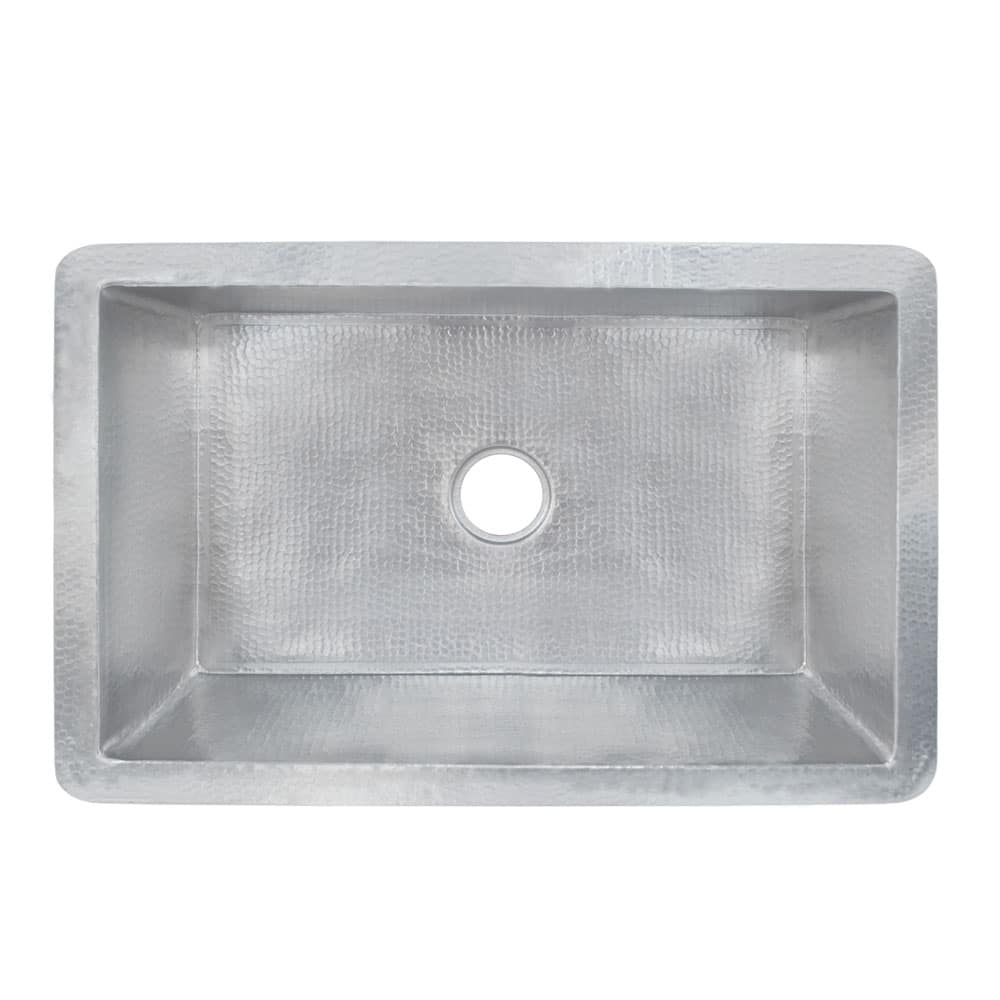 Native Trails Cocina 30" Nickel Kitchen Sink, Brushed Nickel, CPK593