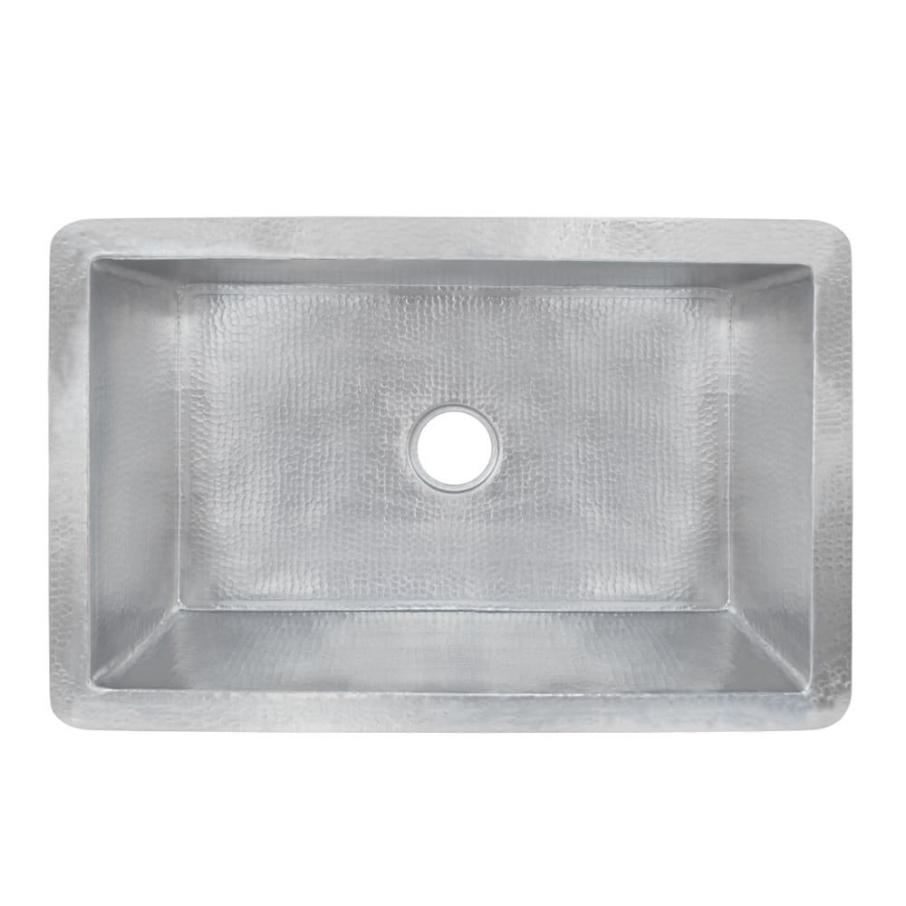 Native Trails Cocina 33" Nickel Kitchen Sink, Brushed Nickel, CPK572