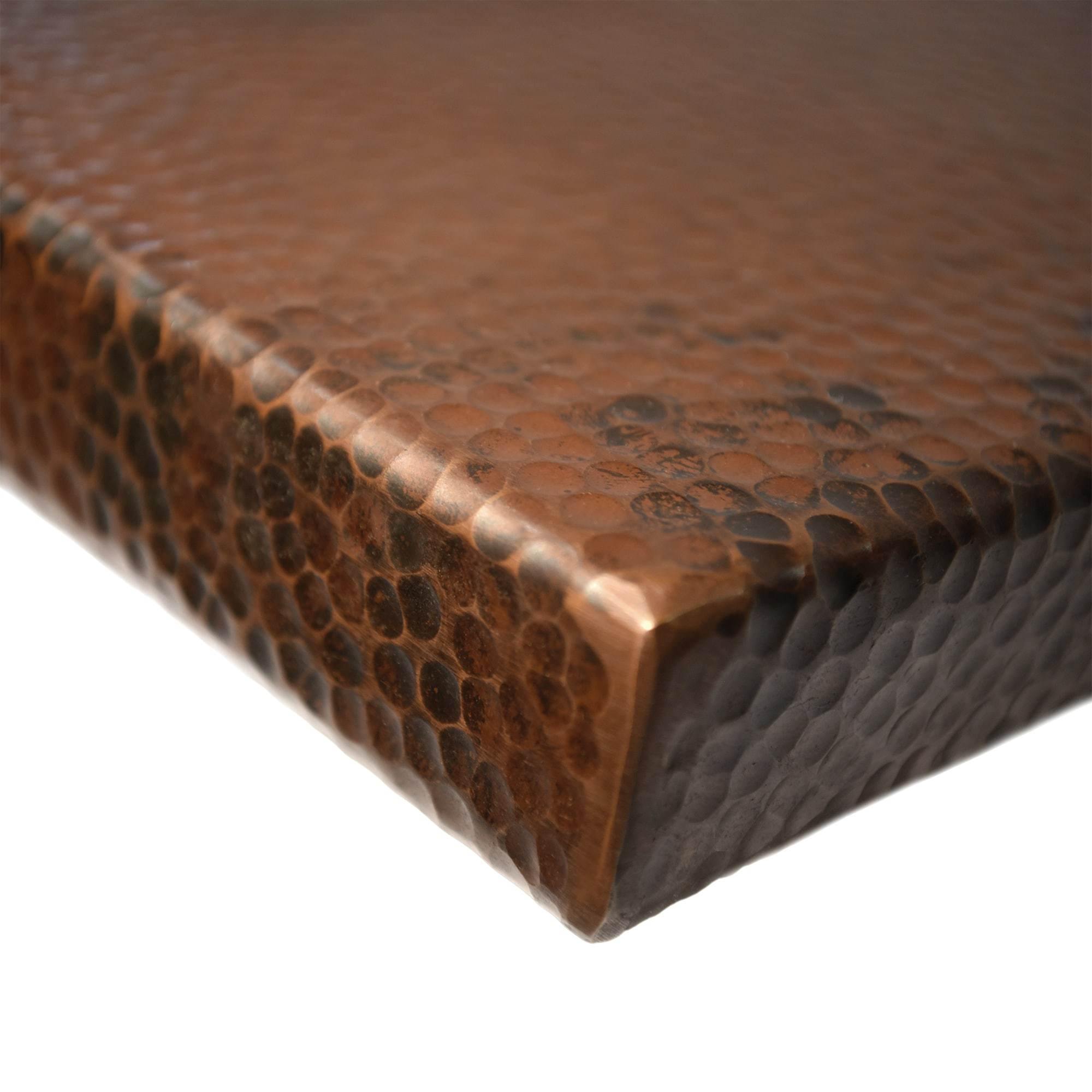 Native Trails 36" Cozumel Vanity Top with Integral Bathroom Sink in Antique Copper, VNT3622