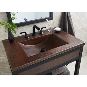 Alternate Image for Native Trails 30" Cozumel Vanity Top with Integral Bathroom Sink in Antique Copper, VNT3022
