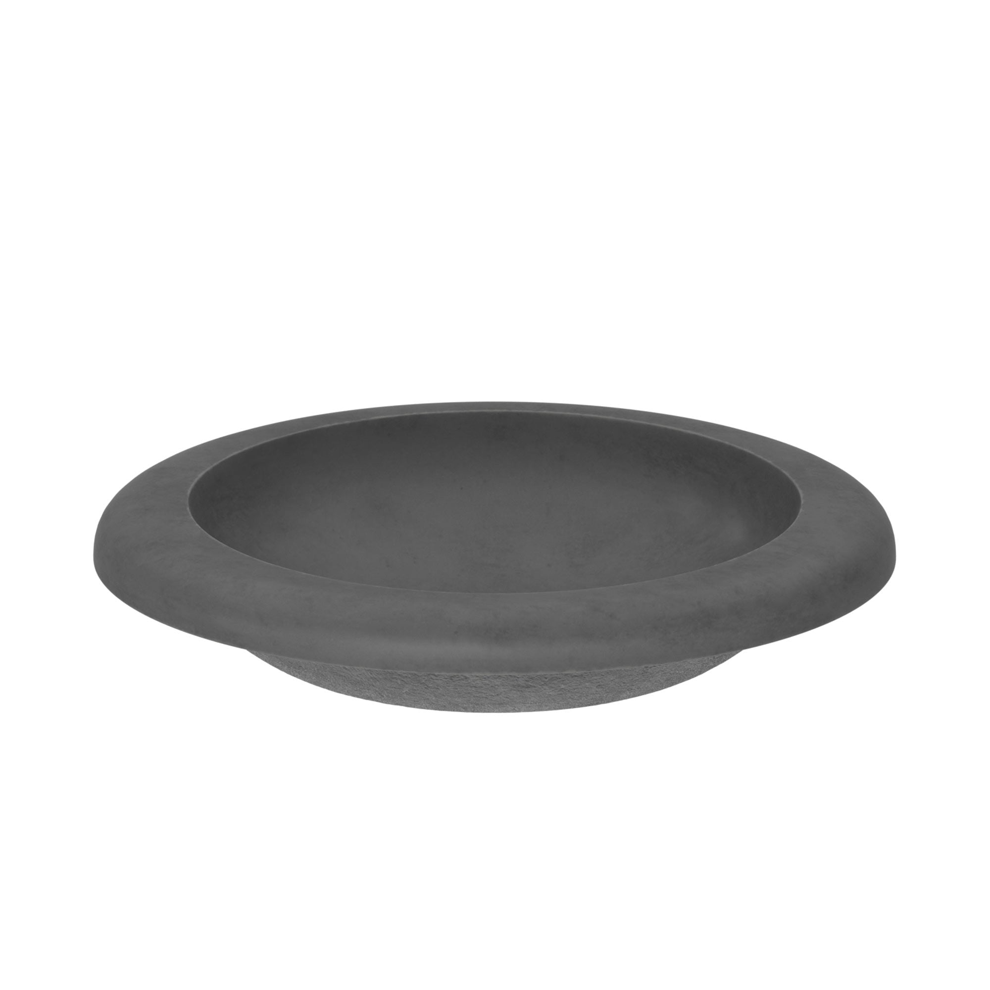 Native Trails Cuyama 21" Round NativeStone Concrete Bathroom Sink, Slate, NSL2115-S