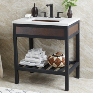 Alternate Image for Native Trails 30" Cuzco Freestanding Vanity Base in Antique Copper, VNR302