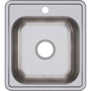 Alternate Image for Elkay Dayton 17" Stainless Steel Bar Sink, Satin, 1 Faucet Hole, D117191