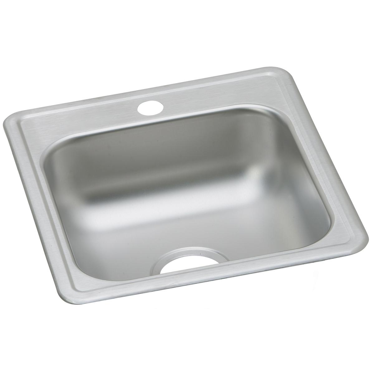 Elkay Dayton 17" Stainless Steel Bar Sink, Satin, D117191 - The Sink Boutique