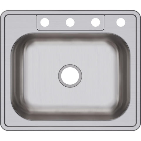 Elkay Dayton 25" Stainless Steel Kitchen Sink, Satin, D125214