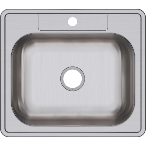 Elkay Dayton 25" Stainless Steel Kitchen Sink, Satin, D125221