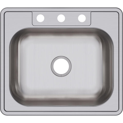 Elkay Dayton 25" Stainless Steel Kitchen Sink, Satin, D125223