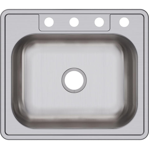 Elkay Dayton 25" Stainless Steel Kitchen Sink, Satin, D125224