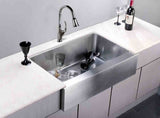 Dawn Undermount Single Bowl with Straight Apron Front Sink DAF3320 Display