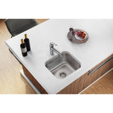 Elkay Dayton 17" Stainless Steel Kitchen Sink, Soft Satin, DCFU1618 - The Sink Boutique