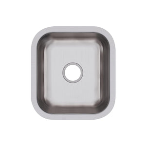 Alternate Image for Elkay Dayton 17" Stainless Steel Kitchen Sink, 18 Gauge, Soft Satin, DCFU1618