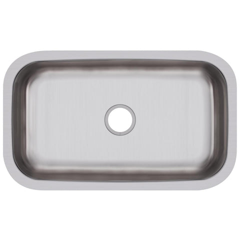 Elkay Dayton 31" Stainless Steel Kitchen Sink, Soft Satin, DCFU2816