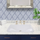 Nantucket Sinks Great Point 21" Ceramic Bathroom Sink, White, DI-2114-R