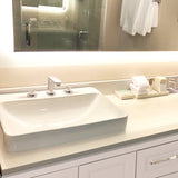 Nantucket Sinks Brant Point 23" Ceramic Bathroom Sink, White, DI-2317-R8 - The Sink Boutique