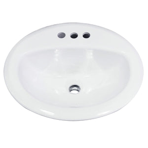 Alternate Image for Nantucket Sinks Great Point 20" Ceramic Bathroom Sink, White, DI2017-4