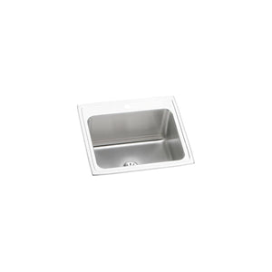 Alternate Image for Elkay Lustertone 25" Stainless Steel Kitchen Sink, 18 Gauge, Lustrous Satin, 1 Faucet Hole, DLR252210PD1